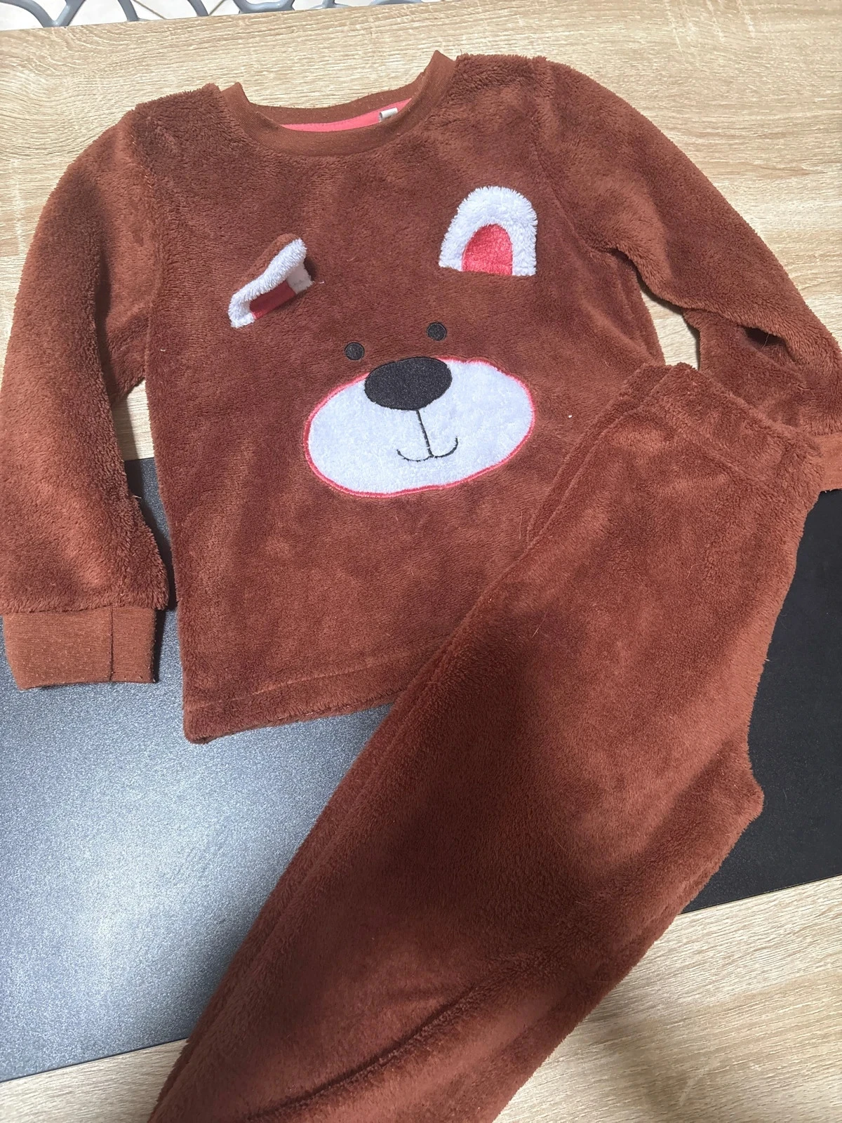 Pyjama deux pièces polaire 3 ans taille 98 104 – photo 2